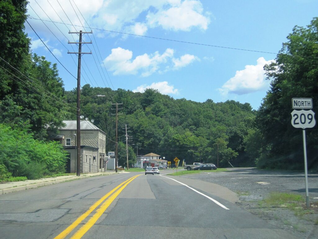 Photo of state road to Pottsville, PA